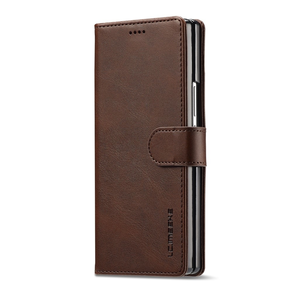 IMEEKE könyvtáska Samsung Galaxy Z Fold7 5G - barna