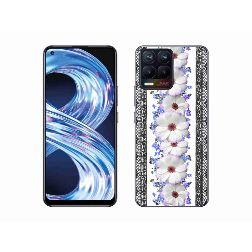 Gél borító mmCase a Realme 8 Pro-hoz - virágok 8