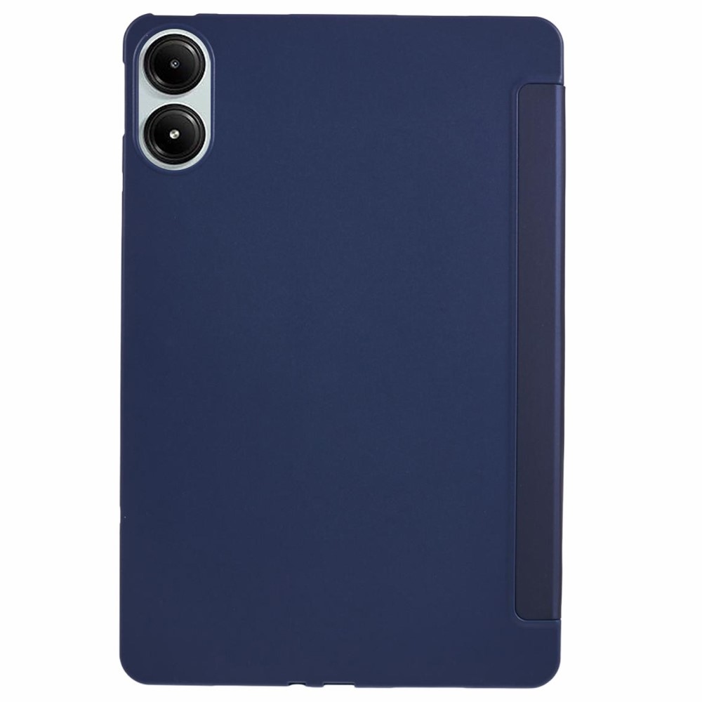 Összecsukható intelligens záró tok Xiaomi Redmi Pad Pro 4G/5G tablethez - sötétkék