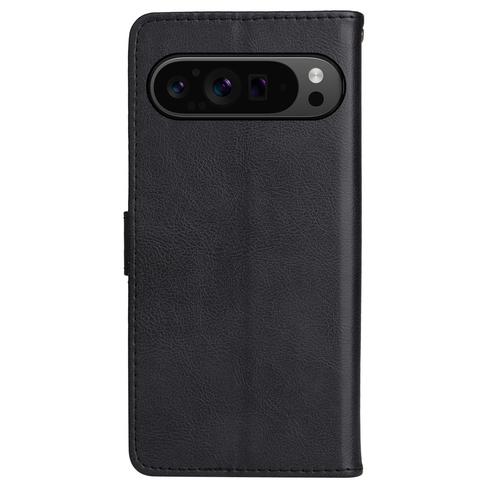 Könyvtáska a Google Pixel 10 Pro XL/Pixel 9 Pro XL számára - fekete