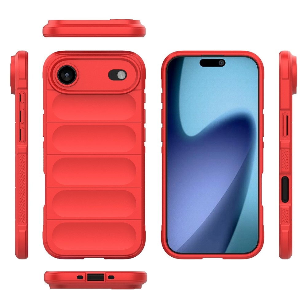 Rugg tartós zselés tok iPhone 17 Air készülékhez - piros