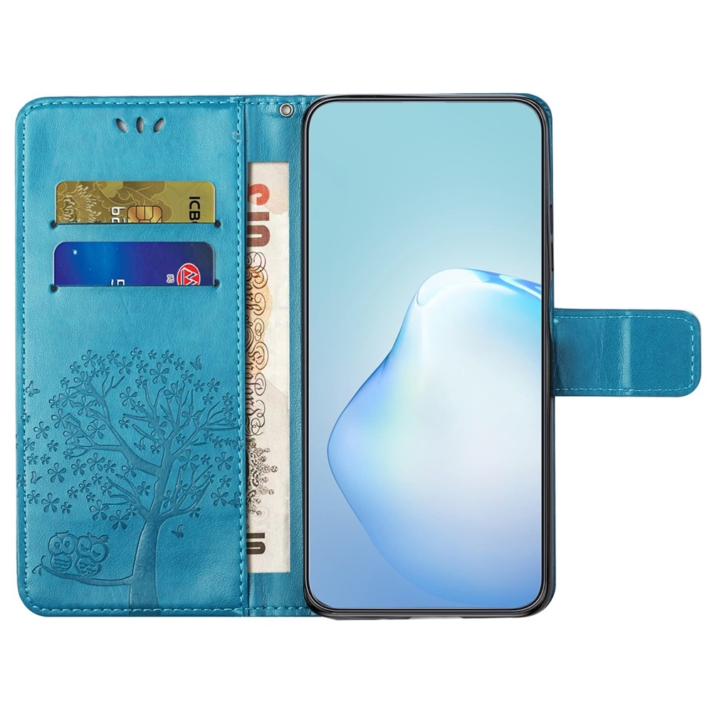 Fás könyv tok Samsung Galaxy A07 4G - kék