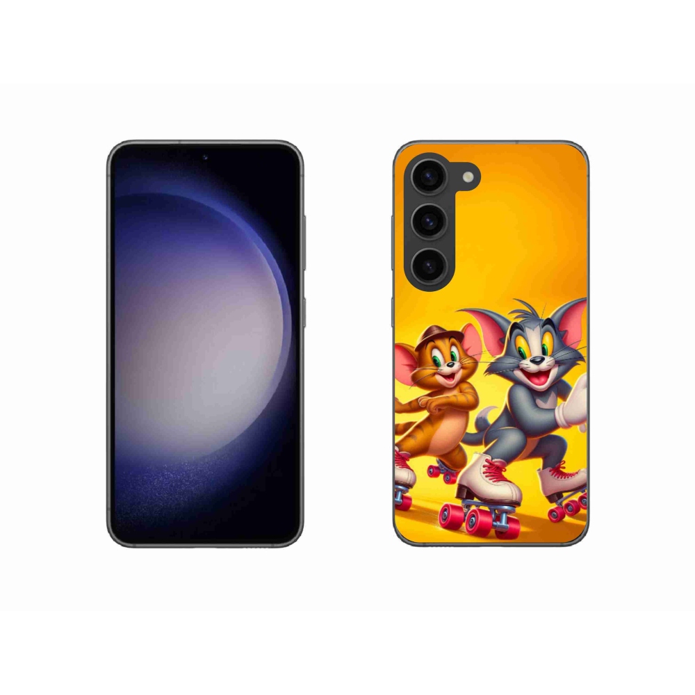 Zselés borítás mmCase Samsung Galaxy S23 5G készülékhez - tom and jerry
