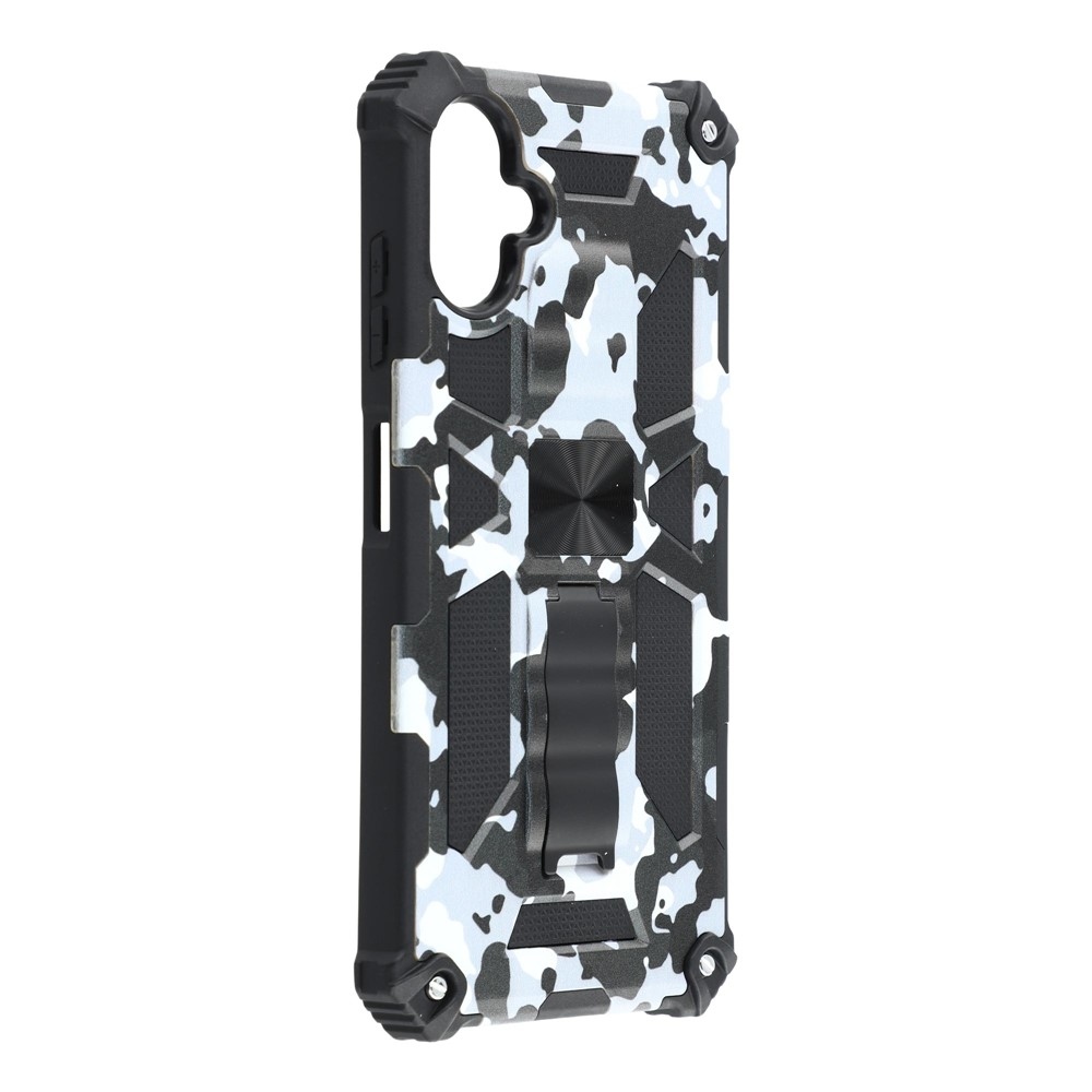 Camouflage tartós borító Samsung Galaxy A07 4G készülékhez - fekete