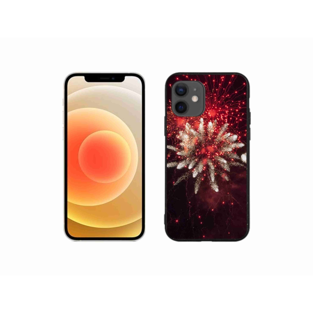 Zselés borítás mmCase iPhone 12 mini készülékhez - tűzijáték