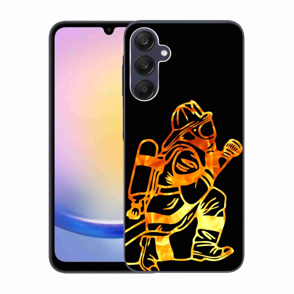 Gél borító mmCase Samsung Galaxy A25 5G - tűzoltó 1