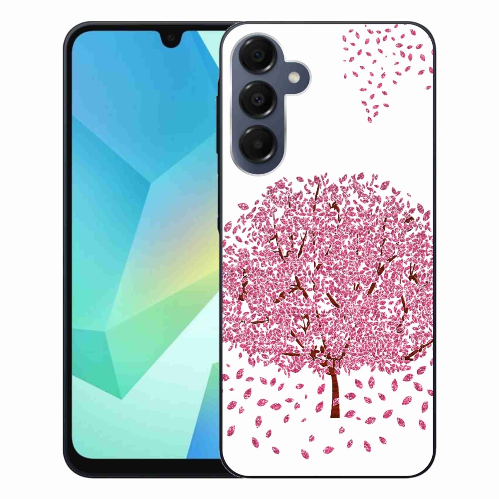 Zselés borítás mmCase Samsung Galaxy A16 4G/5G készülékhez - rajzfilmfa levelekkel