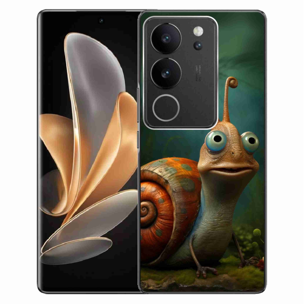 Zselés borítás mmCase a Vivo V29 5G-hez - csiga