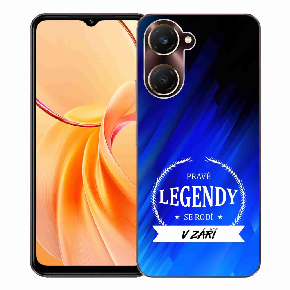Gel Cover mmCase a Vivo Y28s 5G-n - Legendák szeptemberben kék háttérrel