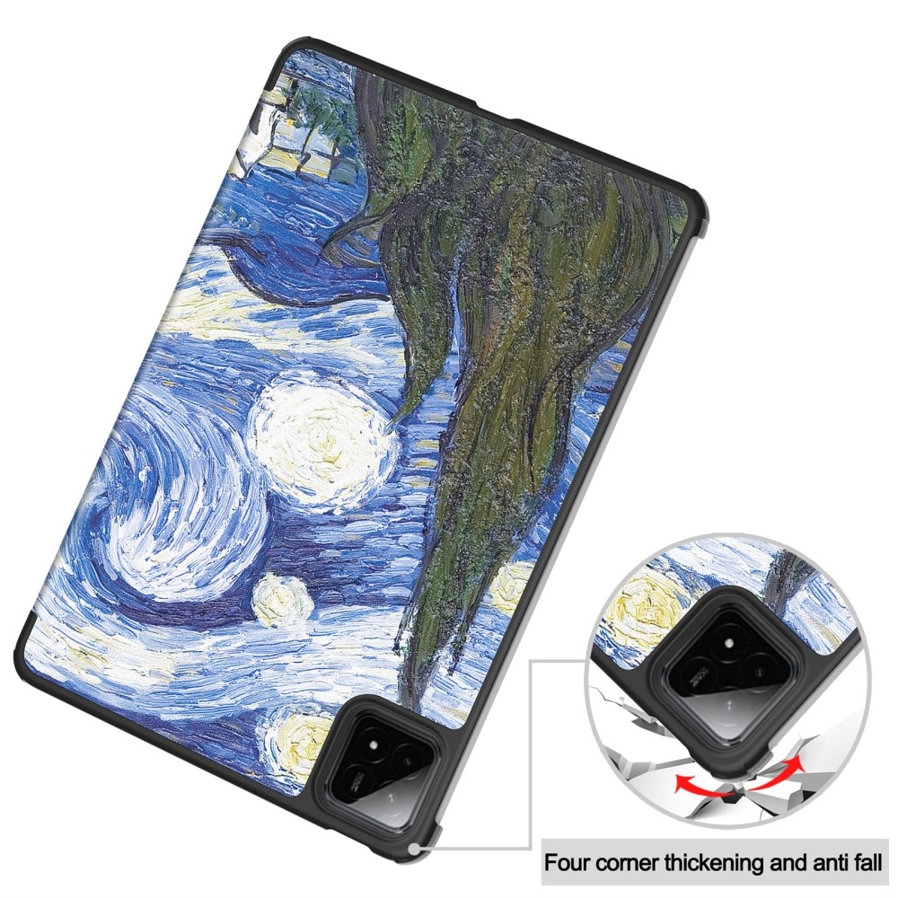 Patty intelligens pozicionáló tok Xiaomi Pad 7/7 Pro táblagéphez - olajfestmény