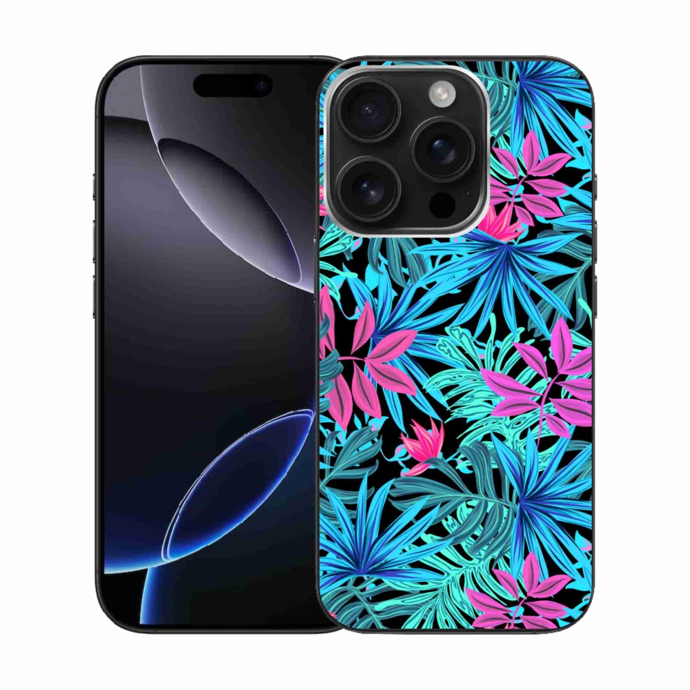 Zselés borítás mmCase iPhone 16 Pro készülékhez - virágok 3