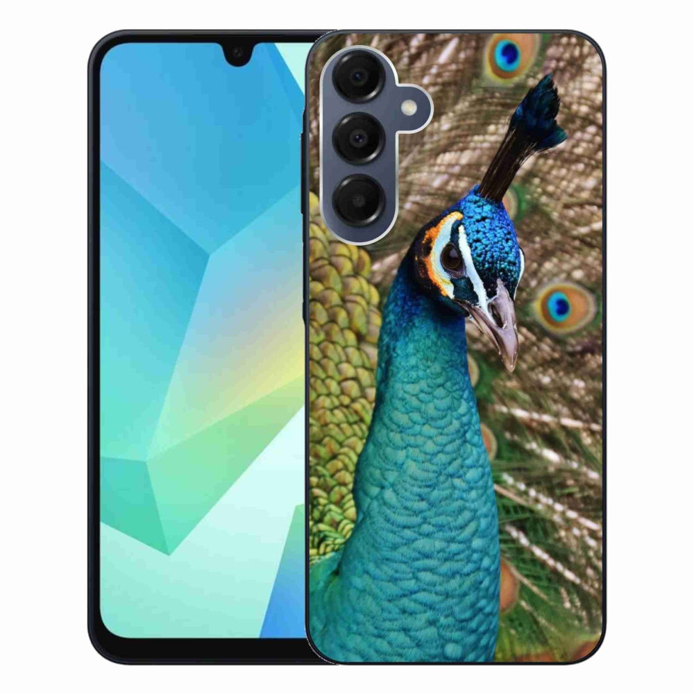 Gél védőhuzat mmCase Samsung Galaxy A16 4G/5G - páva - Samsung Galaxy A16 4G/5G - páva