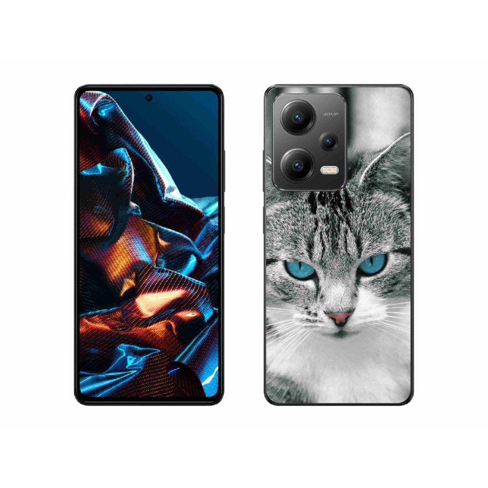 Gél borítás mmCase a Xiaomi Redmi Note 12 Pro 5G-hez - macskaszem 1