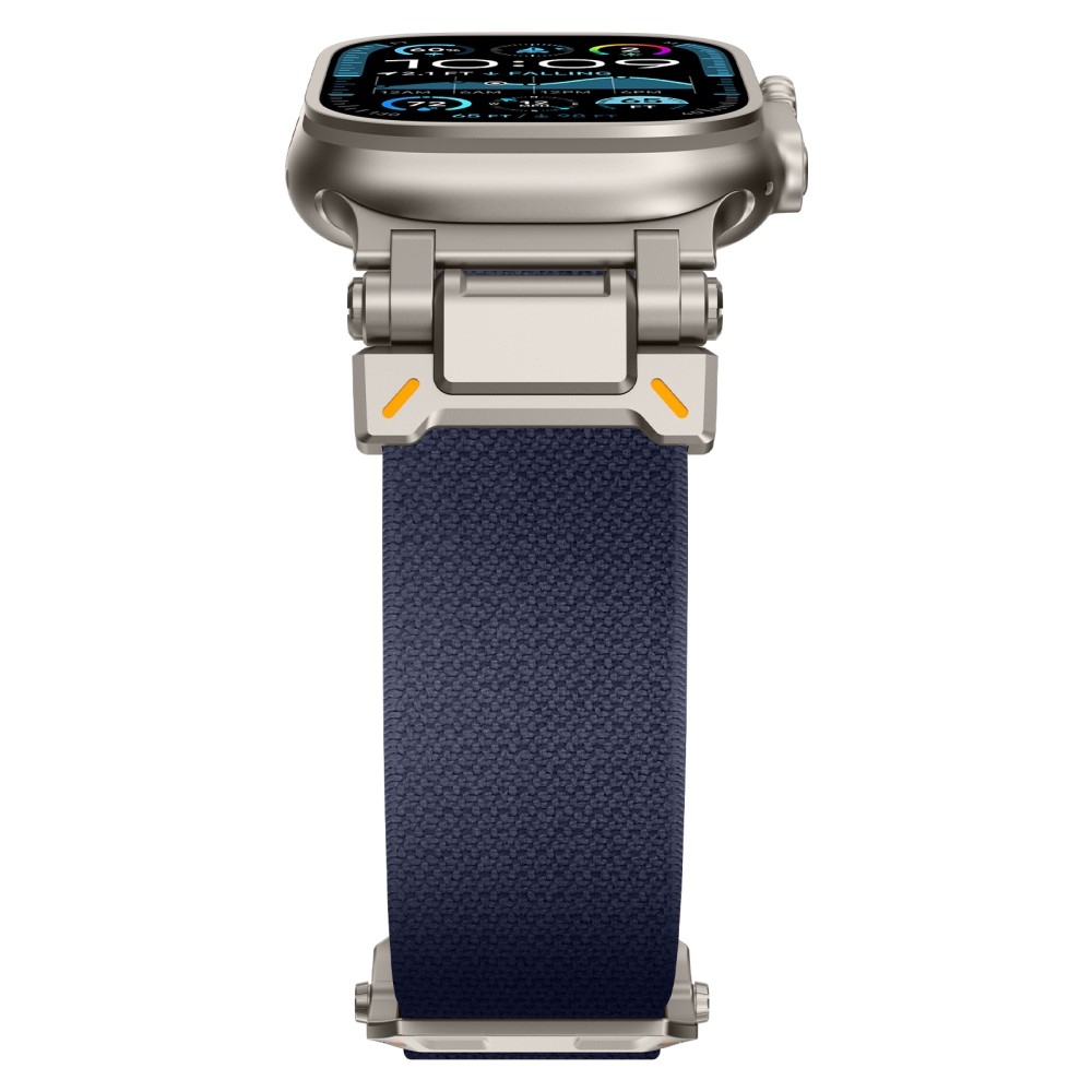 Titán nejlon szíj Apple Watch Ultra/Ultra 2 49mm/SE/SE 2022/2023 44mm/10 46mm/9/8/7 45mm/6/5/4 44mm/3/2/1 42 mm - kék