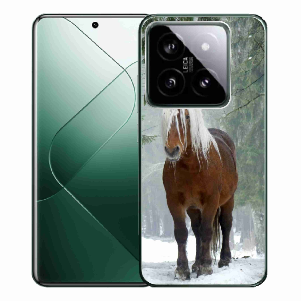 Gél tok mmCase a Xiaomi 14 Pro számára - ló az erdőben