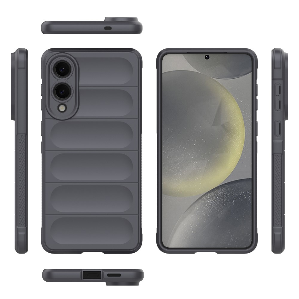Rugg tartós zselés tok Samsung Galaxy S25 Edge készülékhez - sötétszürke