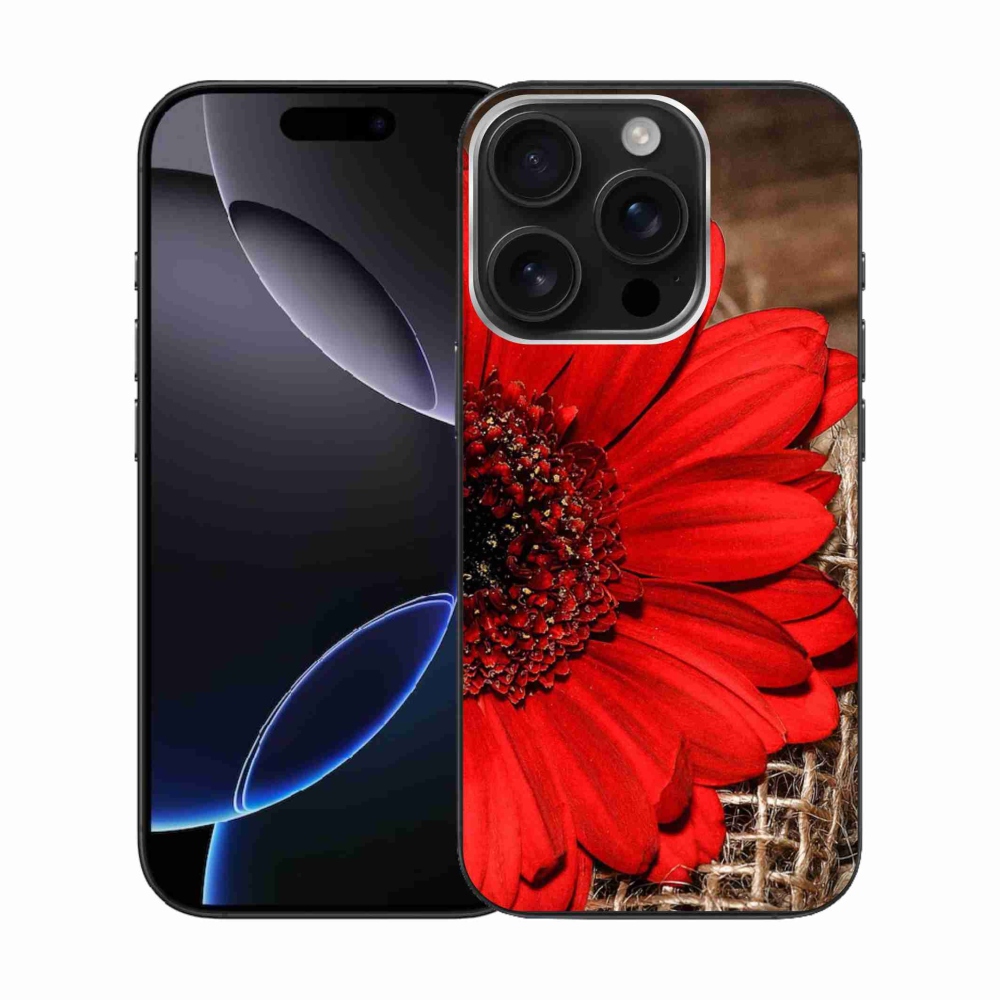Gél borítás mmCase iPhone 16 Pro készülékhez - gerbera