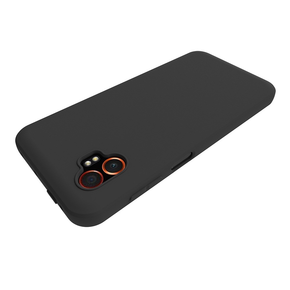 Matt zselés tok Samsung Galaxy Xcover 7 Pro készülékhez - fekete