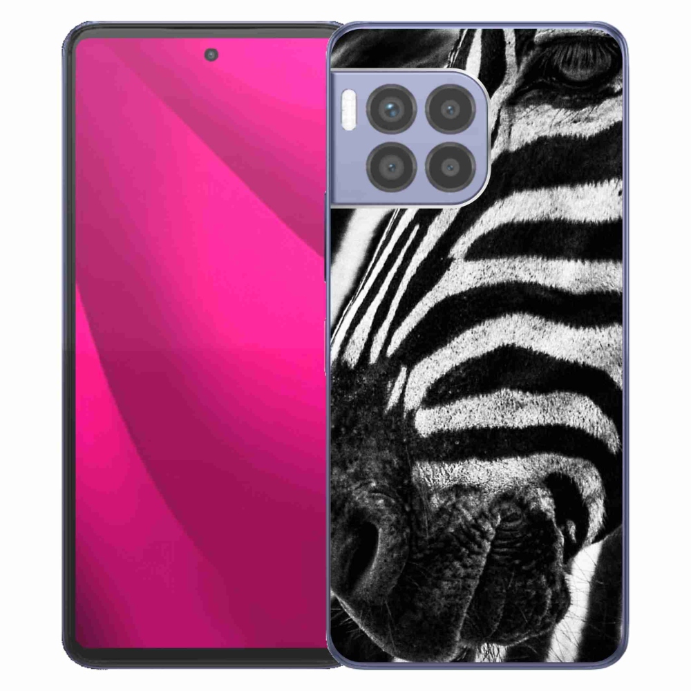 Zselés borító mmCase a T-Mobile T Phone 2 Pro készülékhez - zebra