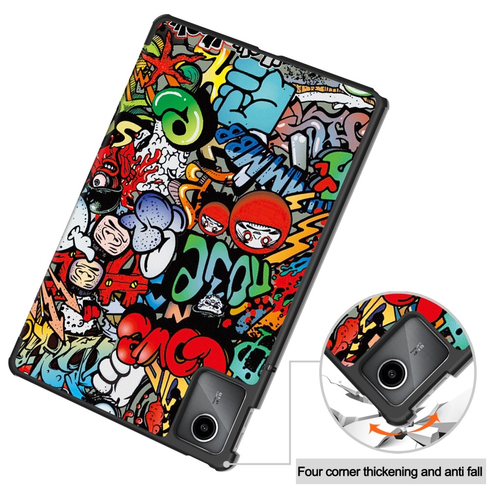 Nyomtatás intelligens záró tok Lenovo Tab M11/Tab K11 - graffiti