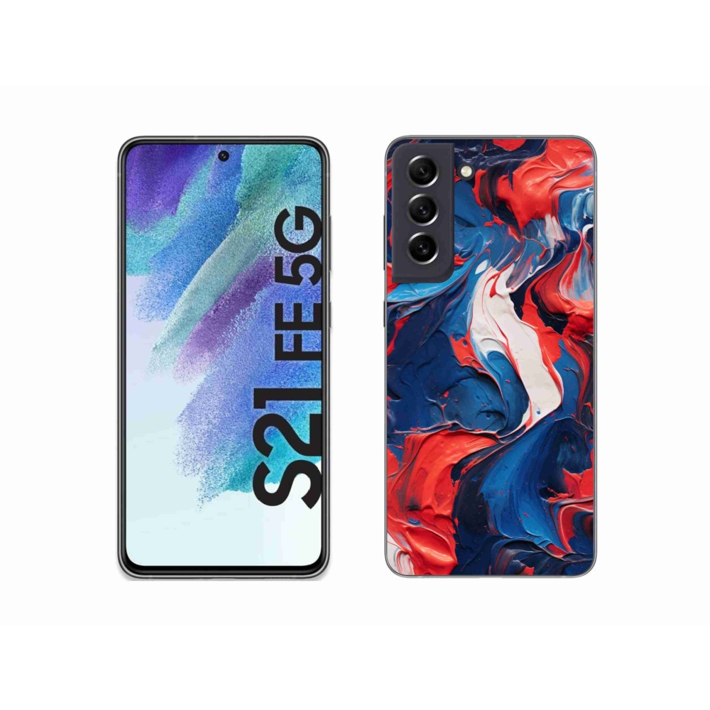 Gél borítás mmCase Samsung Galaxy S21 FE 5G - absztrakt motívum 7