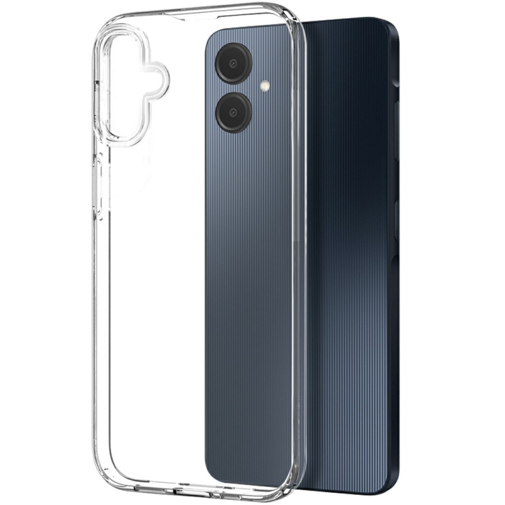 NORTHJO átlátszó zselés tok + edzett üveg Samsung Galaxy A06-hoz - átlátszó