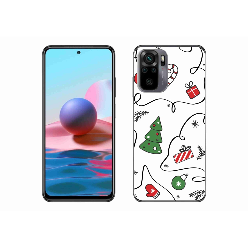 Gél borító mmCase a Xiaomi Poco M5s készülékhez - karácsonyi motívumok