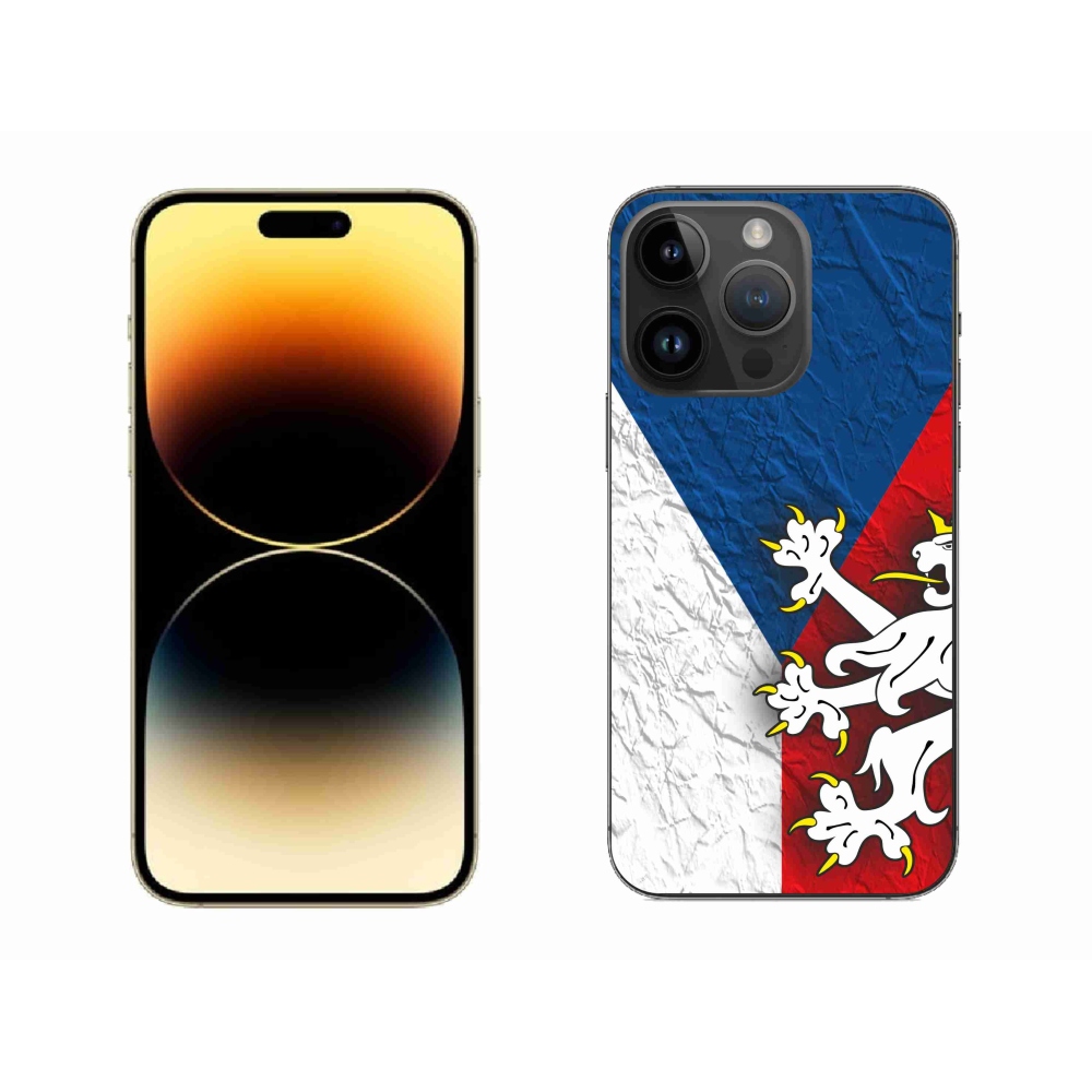 Zselés borítás mmCase iPhone 14 Pro Max 6.7 - cseh zászló 1