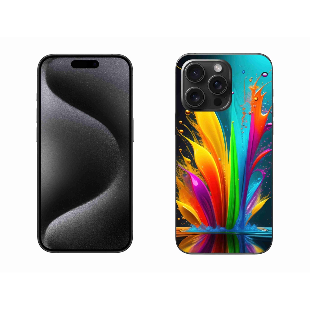 Gél borítás mmCase iPhone 15 Pro Max készülékhez - absztrakt motívum 1