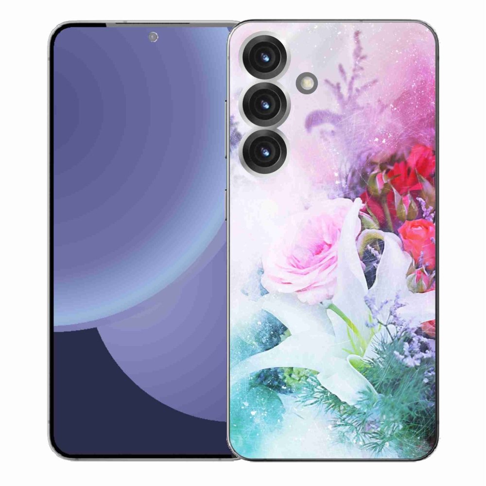 Gél borítás mmCase Samsung Galaxy S25+ - virágok 4