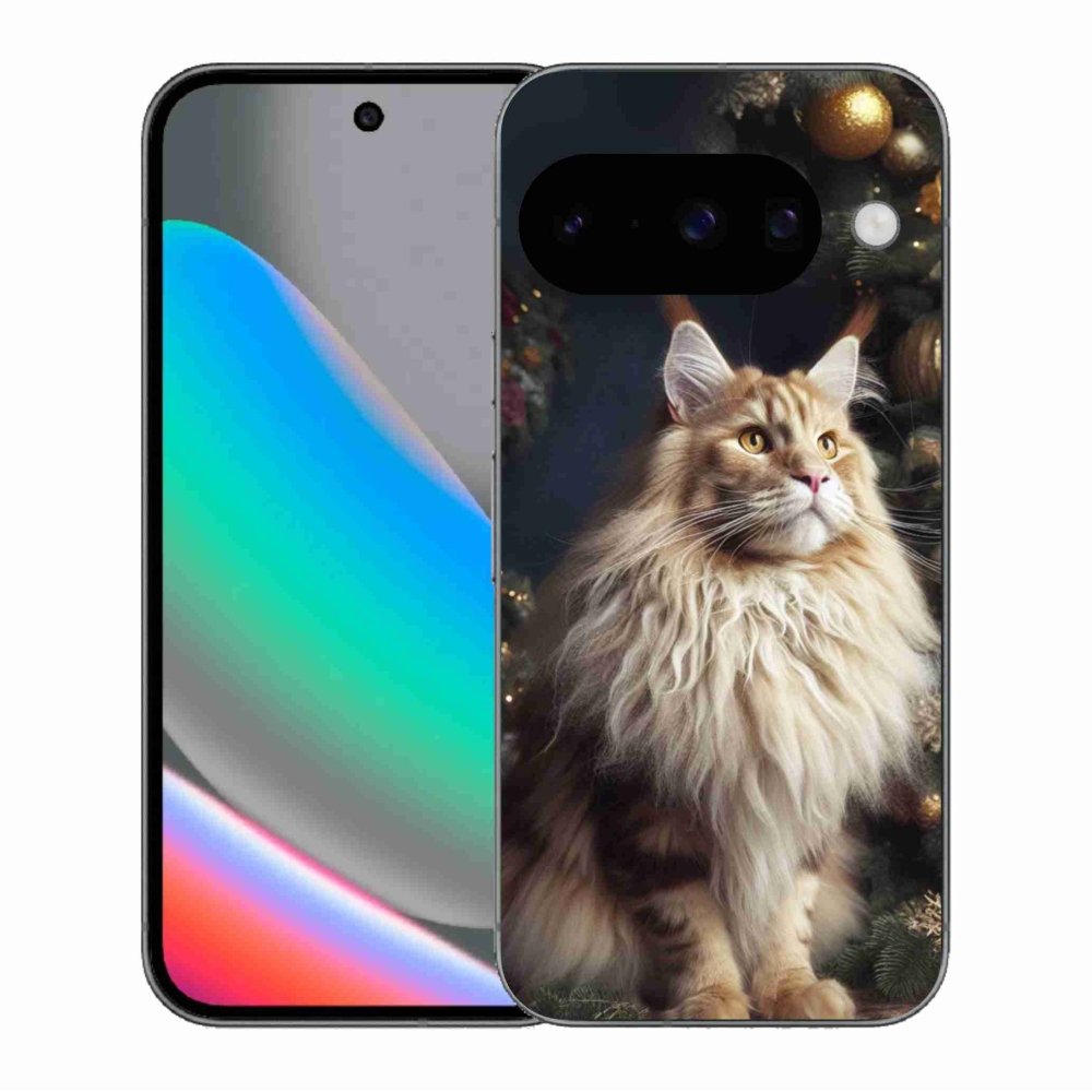 Gél borítás mmCase a Google Pixel 10 számára - macska a fánál