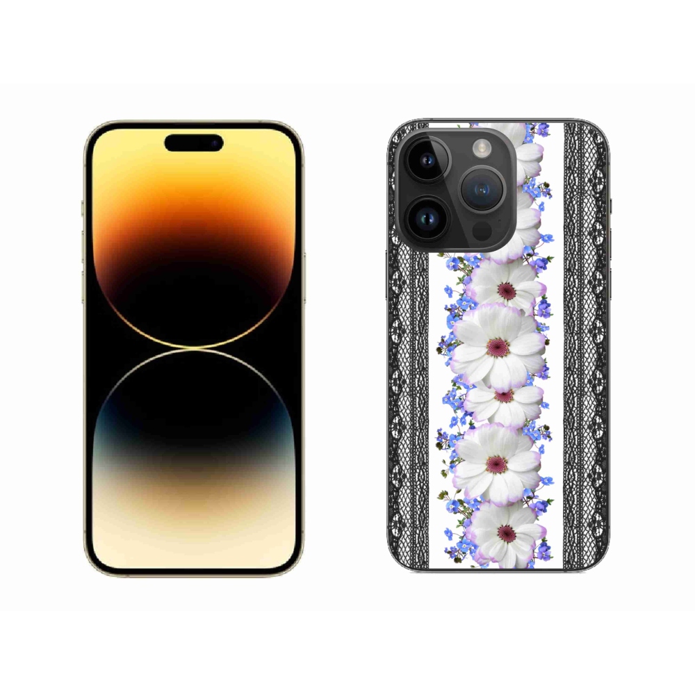 Zselés borítás mmCase iPhone 14 Pro Max készülékhez - virágok 8