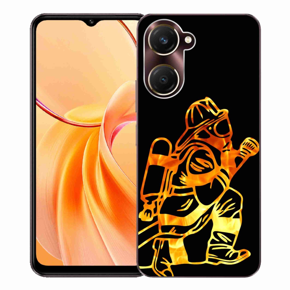 Zselés borítás mmCase a Vivo Y28s 5G - Tűzoltóhoz 1