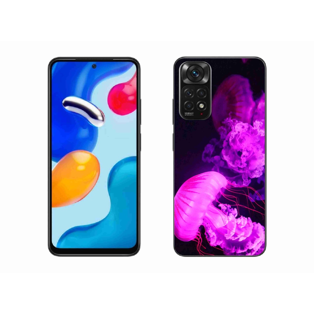 Gél borítás mmCase a Xiaomi Redmi Note 11S 4G-hez - medúza 1