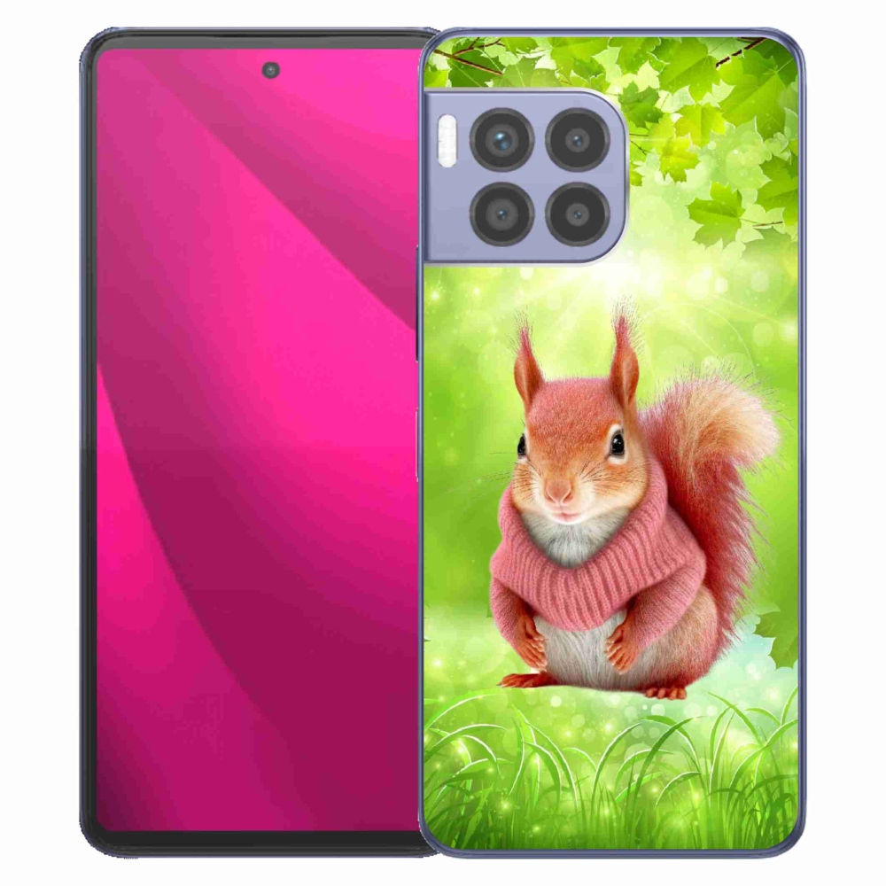 Zselés borítás mmCase a T-Mobile T Phone 2 Pro készülékhez - mókus pulóverben