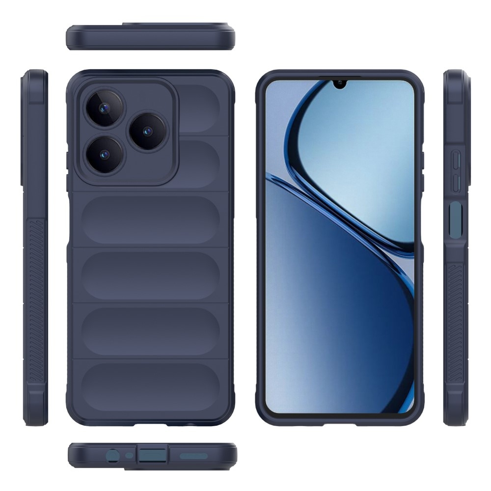 Rugg tartós zselés tok a Realme C63 készülékhez - sötétkék
