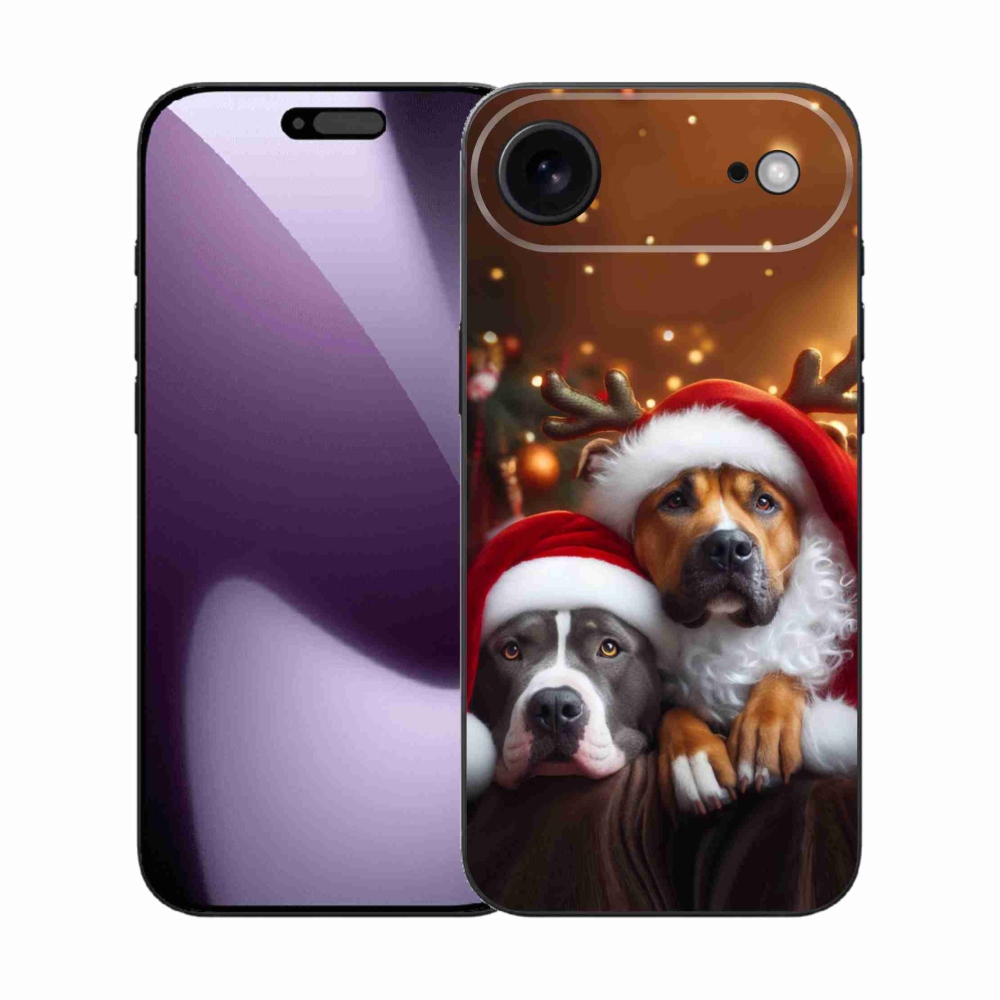 Gél borítás mmCase iPhone 17 Air készülékhez - Karácsonyi kutyák