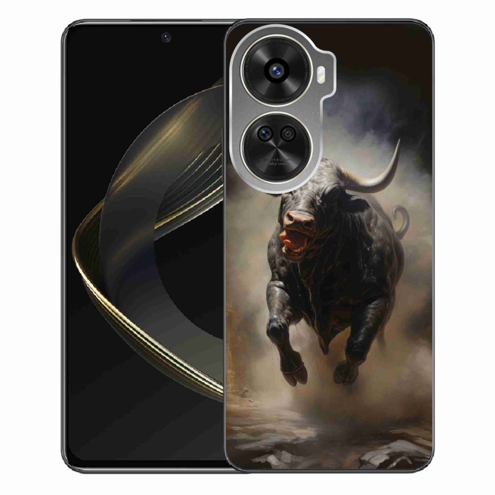 Gél borítás mmCase a Huawei Nova 12 SE-hez - dühös bika