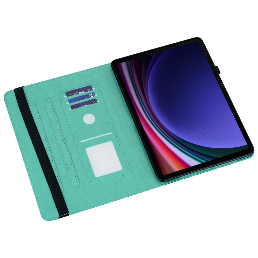 Fát záró tok Samsung Galaxy Tab S9/Tab S10 készülékhez - zöld