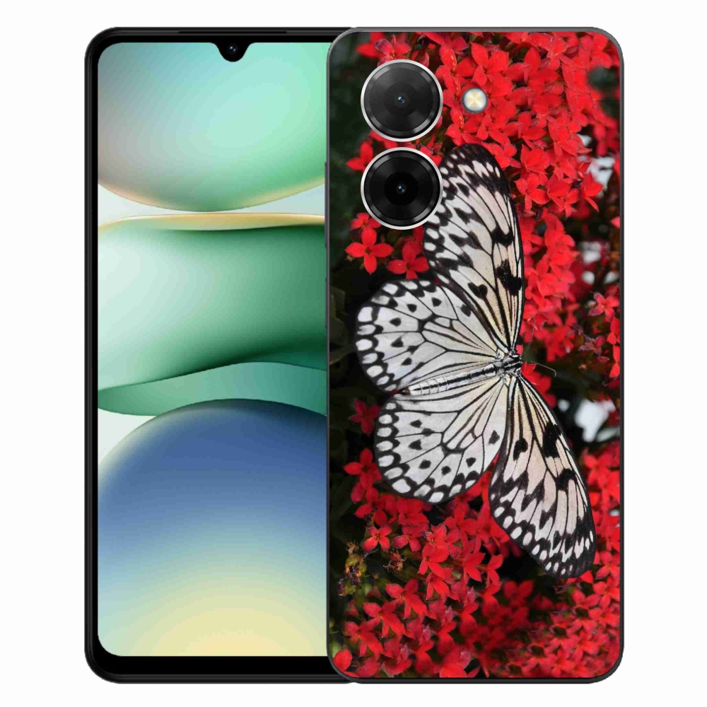 Gél borítás mmCase a Xiaomi Redmi A5 (171.7x77.8x8.3mm) - fekete-fehér pillangóhoz 1