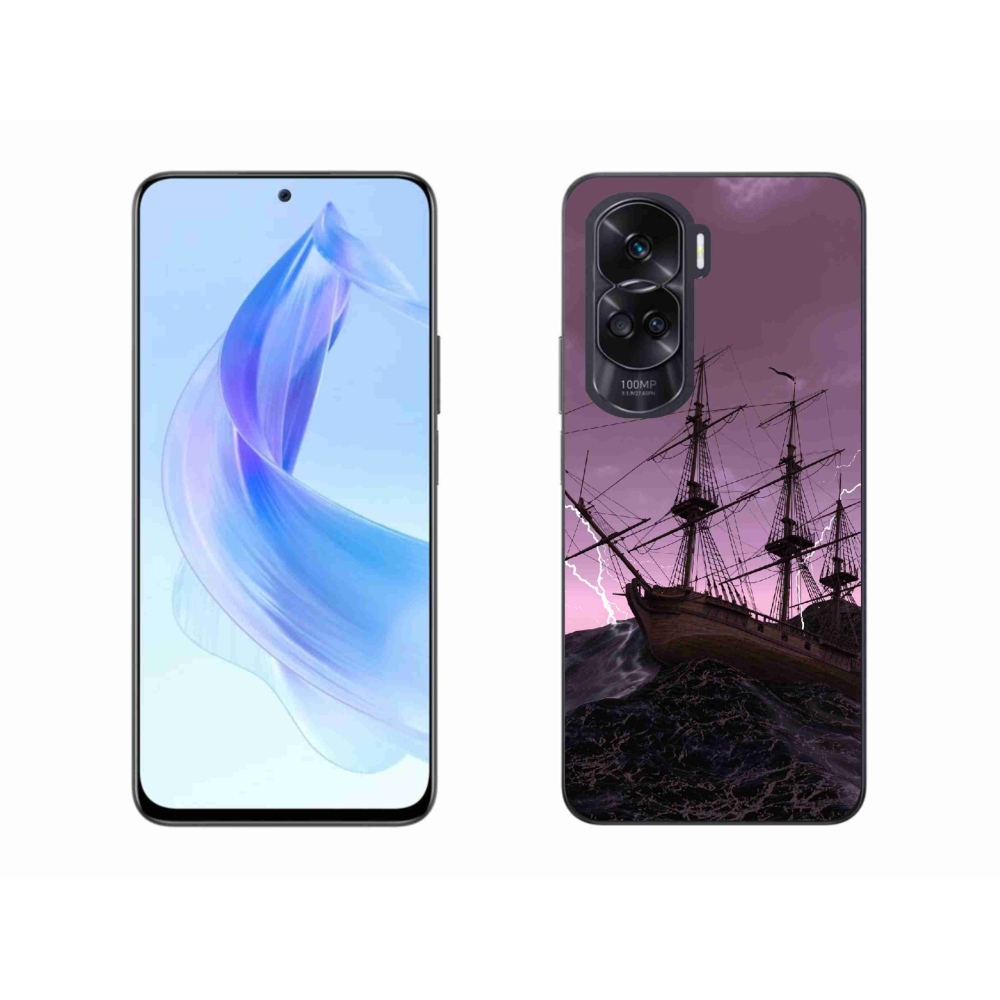 Zselés borítás mmCase a Honor 90 Lite-hoz - hajó a viharban