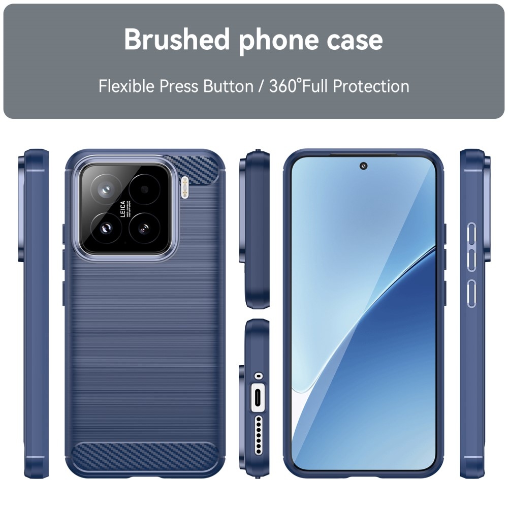 Szénálló zselés tok Xiaomi 15 - kék