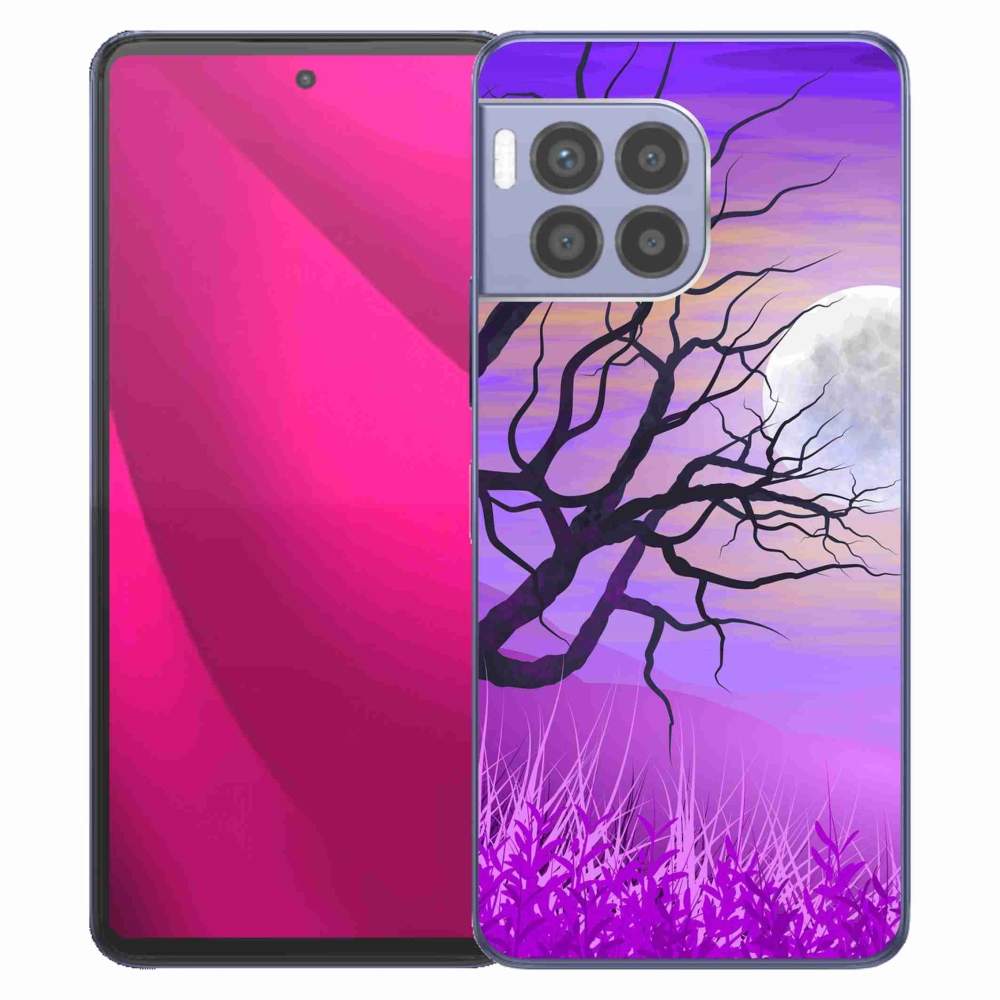 Zselés borítás mmCase a T-Mobile T Phone 2 Pro készülékhez - rajzolt kidőlt fa