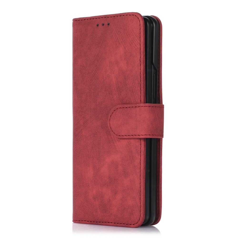 Tárcás könyvtáska Samsung Galaxy Z Fold5 5G - piros