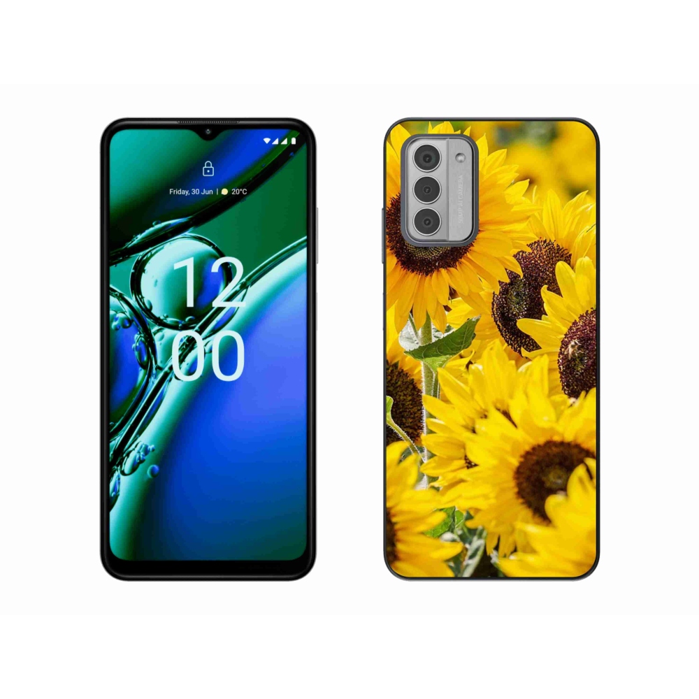 Zselés borítás mmCase a Nokia G42 készülékhez - Napraforgó