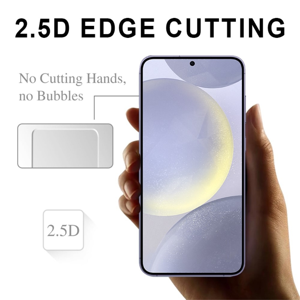 2,5D edzett üveg a Samsung Galaxy S25 készülékén