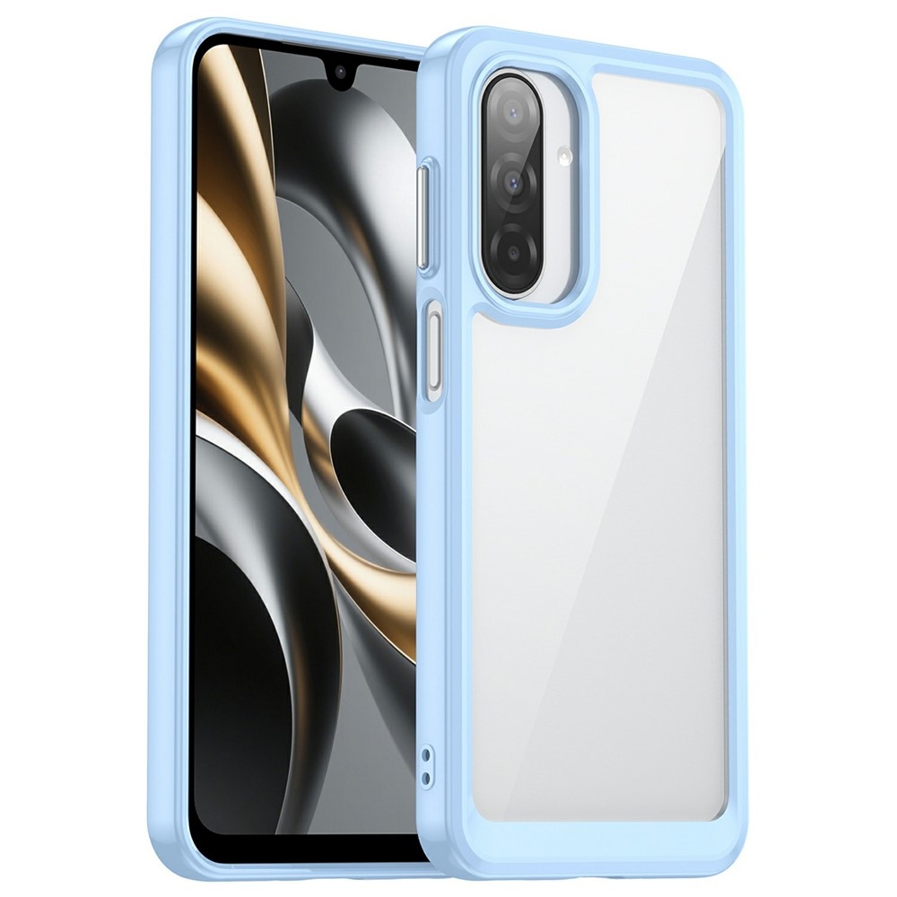 Gél tok kemény hátlappal Samsung Galaxy A17 5G készülékhez - kék