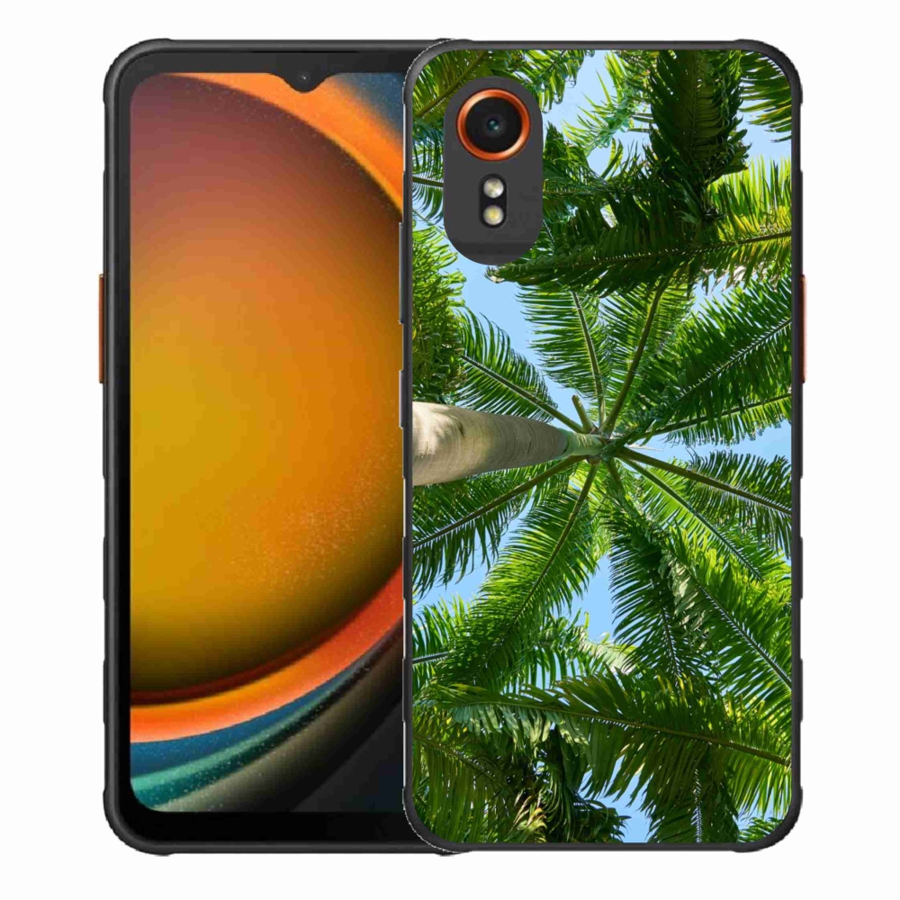 Gél borítás mmCase Samsung Galaxy Xcover 7 - pálmafa - Samsung Galaxy Xcover 7 - pálmafa