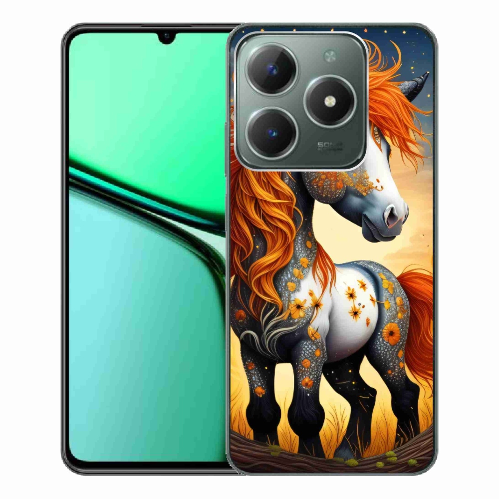 Zselés borítás mmCase a Realme C61 készülékhez - színes póni
