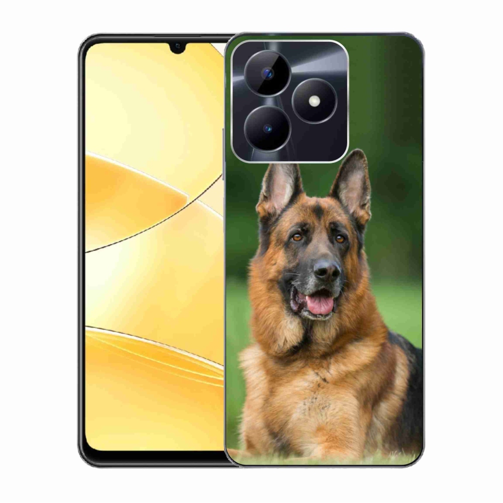Zselés borítás mmCase a Realme C51/C53 készülékhez - Német juhászkutya